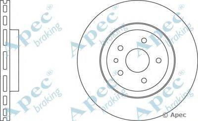 Тормозной диск APEC braking DSK691