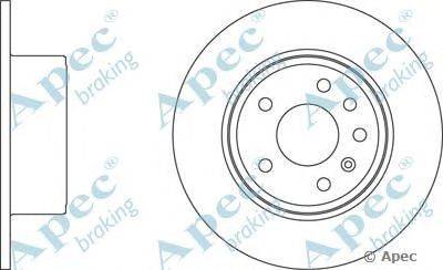 Тормозной диск APEC braking DSK723