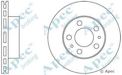 Тормозной диск APEC braking DSK759
