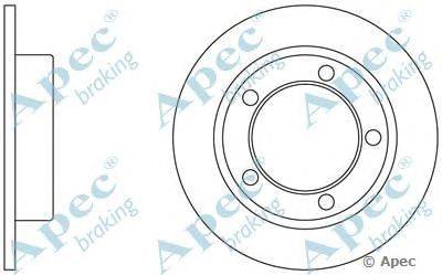 Тормозной диск APEC braking DSK768