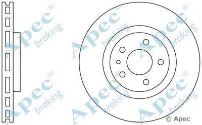 Тормозной диск APEC braking DSK782