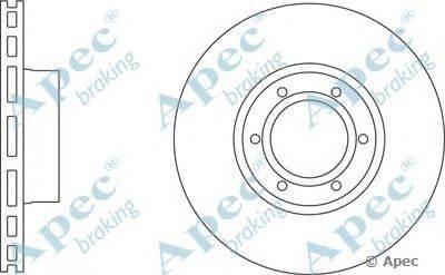 Тормозной диск APEC braking DSK807