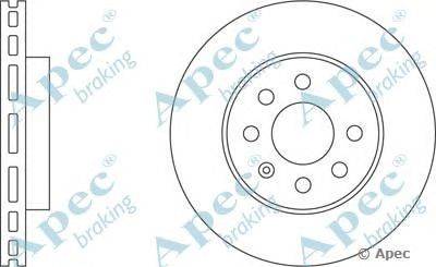 Тормозной диск APEC braking DSK818