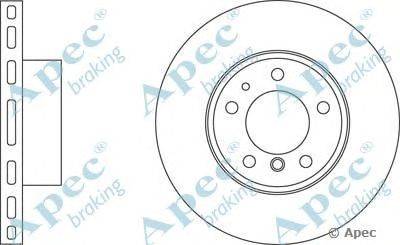Тормозной диск APEC braking DSK920