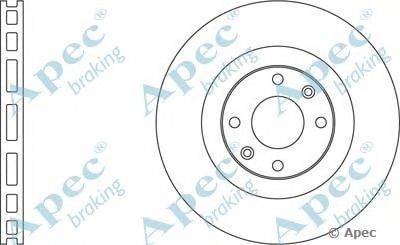 Тормозной диск APEC braking DSK970