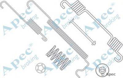 Комплектующие, тормозная колодка APEC braking KIT779