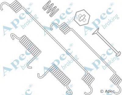 Комплектующие, тормозная колодка APEC braking KIT784