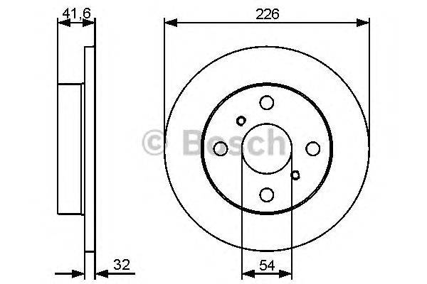 Тормозной диск BOSCH 0986479441