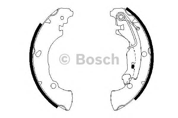 Комплект тормозных колодок BOSCH 0 986 487 670