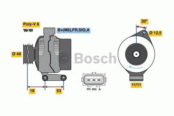 Генератор BOSCH 8070