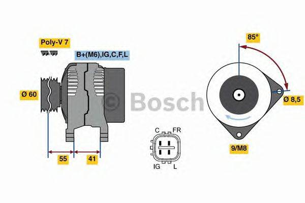 Генератор BOSCH 8073