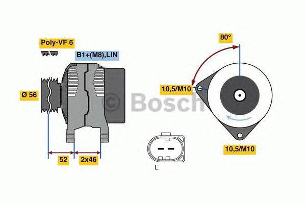 Генератор BOSCH 8139