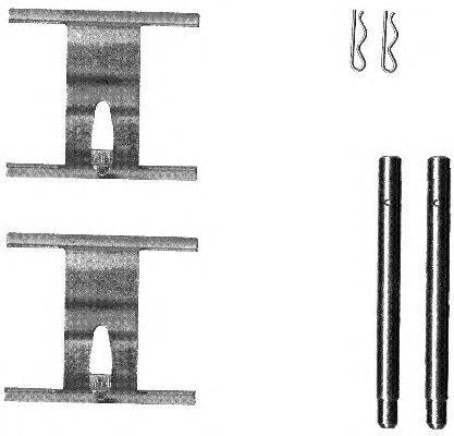 Комплектующие, колодки дискового тормоза HELLA PAGID 8DZ 355 203-191