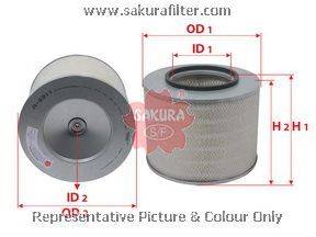 Воздушный фильтр SAKURA  Automotive A-6811