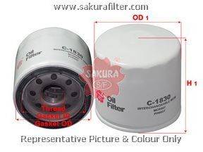Масляный фильтр SAKURA  Automotive C1830