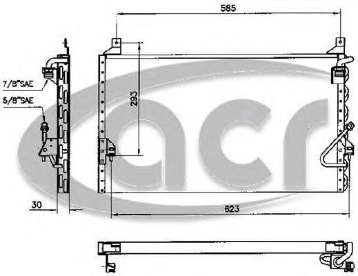 Конденсатор, кондиционер ACR 300106