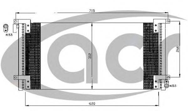 Конденсатор, кондиционер ACR 300535