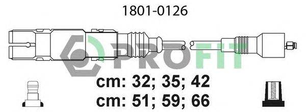 Комплект проводов зажигания PROFIT 18010126