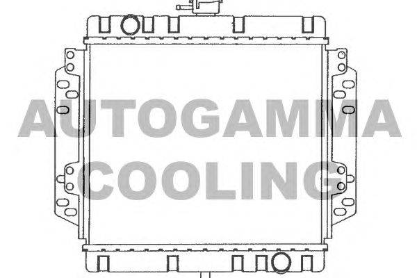 Радиатор, охлаждение двигателя AUTOGAMMA 100322