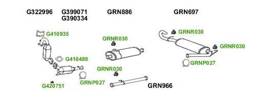 Система выпуска ОГ GT Exhaust 10435