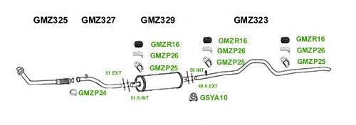 Система выпуска ОГ GT Exhaust 1225