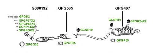 Система выпуска ОГ GT Exhaust 1599