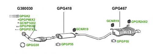 Система выпуска ОГ GT Exhaust 1607