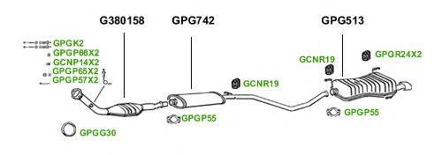 Система выпуска ОГ GT Exhaust 1610