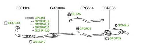 Система выпуска ОГ GT Exhaust 178