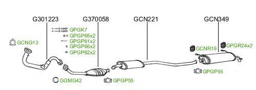 Система выпуска ОГ GT Exhaust 275