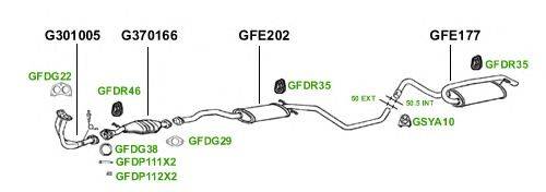 Система выпуска ОГ GT Exhaust 3792