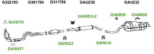 Система выпуска ОГ GT Exhaust 4669