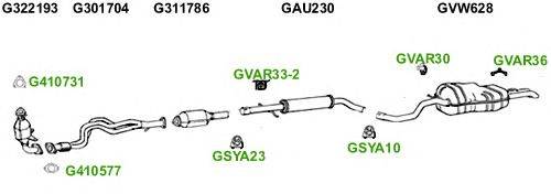Система выпуска ОГ GT Exhaust 4671