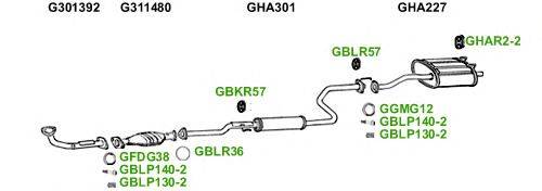 Система выпуска ОГ GT Exhaust 4812