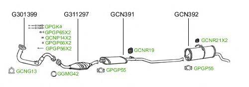 Система выпуска ОГ GT Exhaust 4887