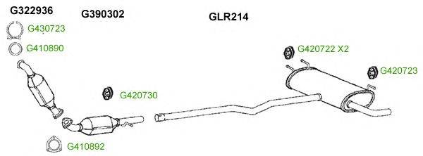 Система выпуска ОГ GT Exhaust 8285