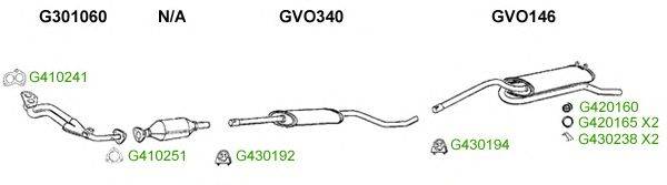 Система выпуска ОГ GT Exhaust 8338