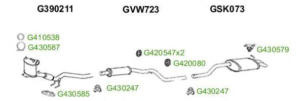 Система выпуска ОГ GT Exhaust 8818