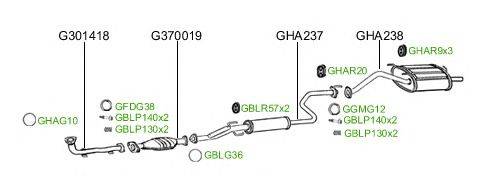 Система выпуска ОГ GT Exhaust 936