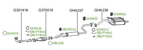 Система выпуска ОГ GT Exhaust 942