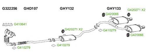 Система выпуска ОГ GT Exhaust 9451