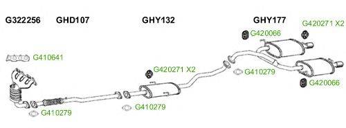 Система выпуска ОГ GT Exhaust 9452