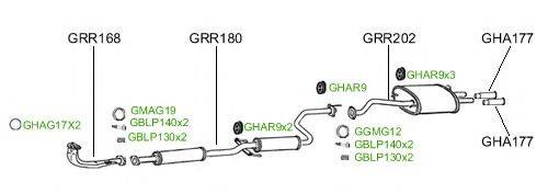 Система выпуска ОГ GT Exhaust 958