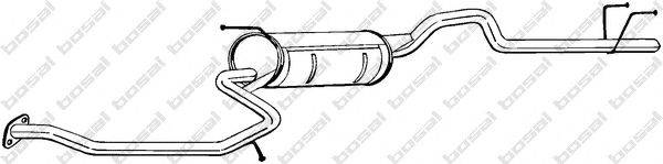 Глушитель выхлопных газов конечный CIA 22461