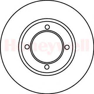 Тормозной диск BENDIX 561060B