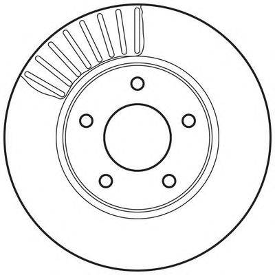 Тормозной диск BENDIX 562675BC