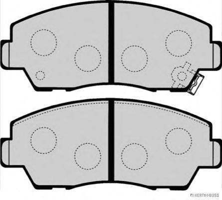 Комплект тормозных колодок, дисковый тормоз HERTH+BUSS JAKOPARTS J3603034