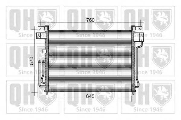 Конденсатор, кондиционер QUINTON HAZELL QCN446