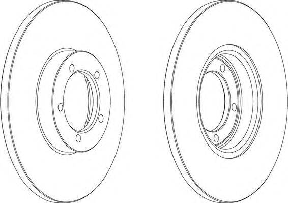 Тормозной диск FERODO DDF488