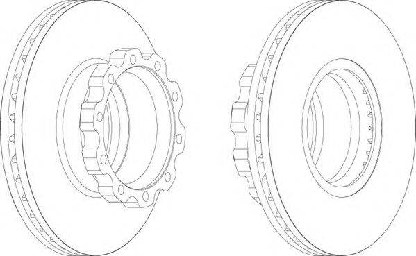 Тормозной диск FERODO FCR160A